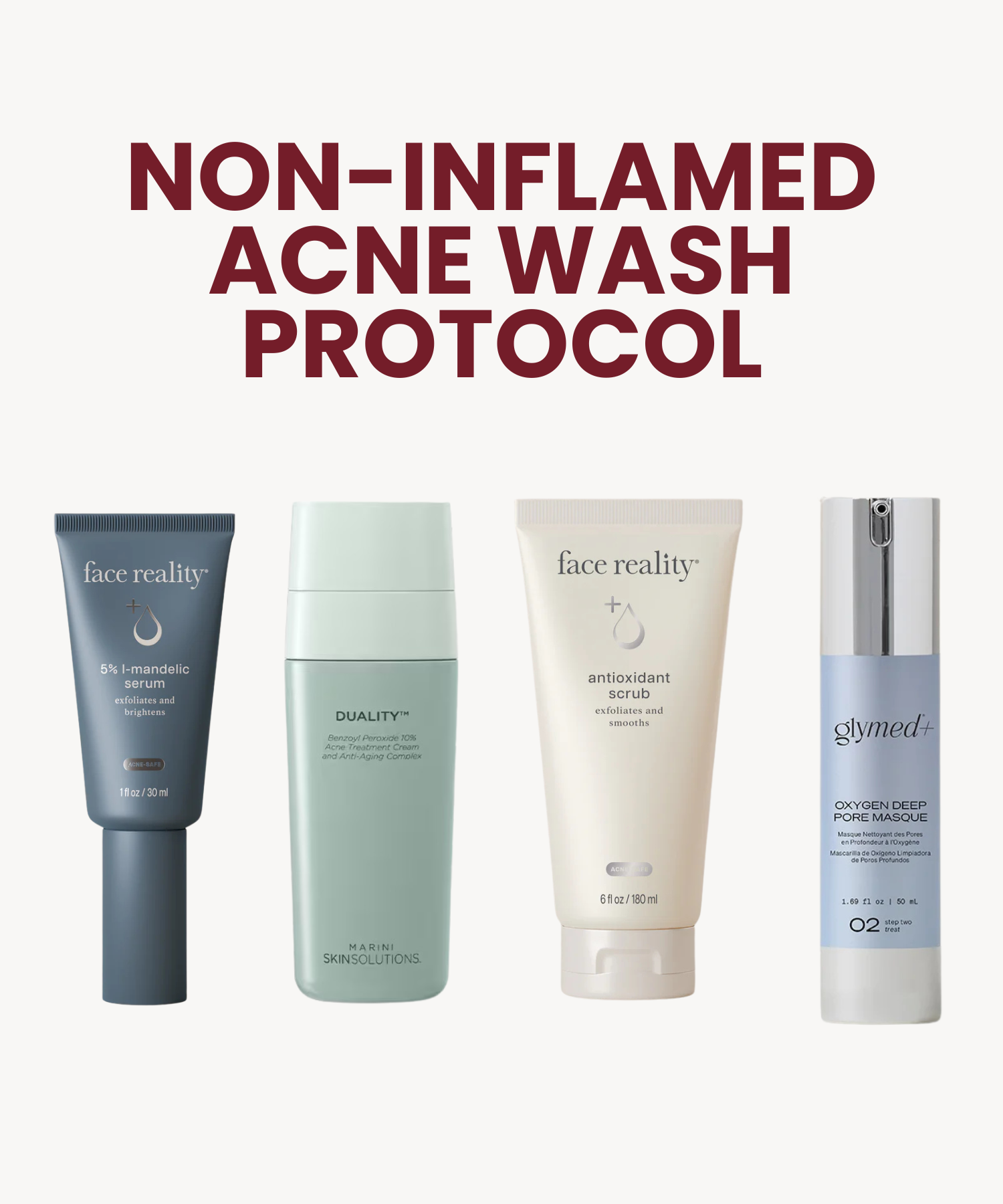 Non-Inflamed Acne Wash Protocol
